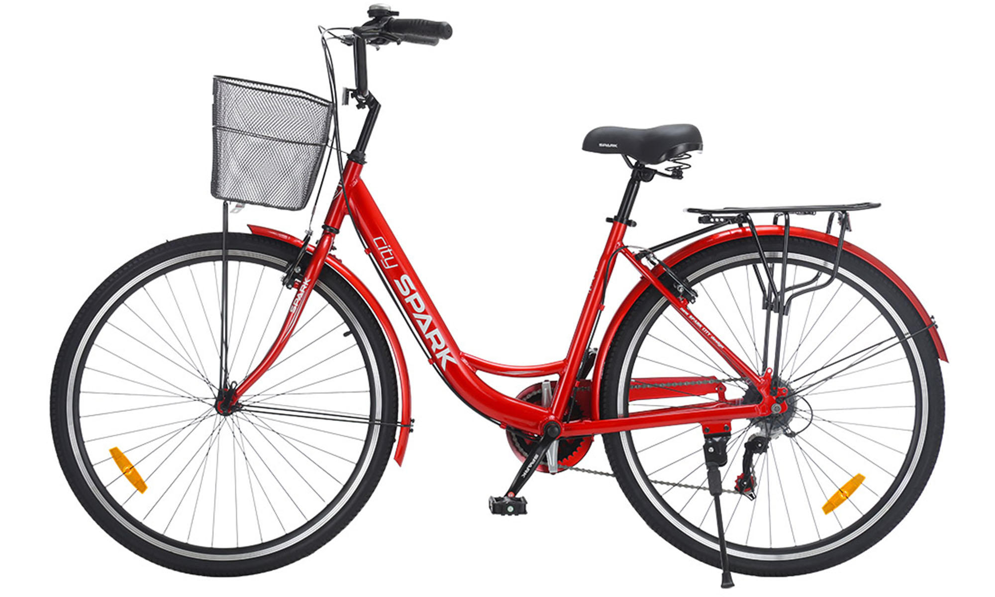 Велосипед SPARK CITY CELINE 28", размер L, рама 18", год 2026, красный 2 Велосипед SPARK CITY CELINE 28", размер L, рама 18", год 2026, красный 2