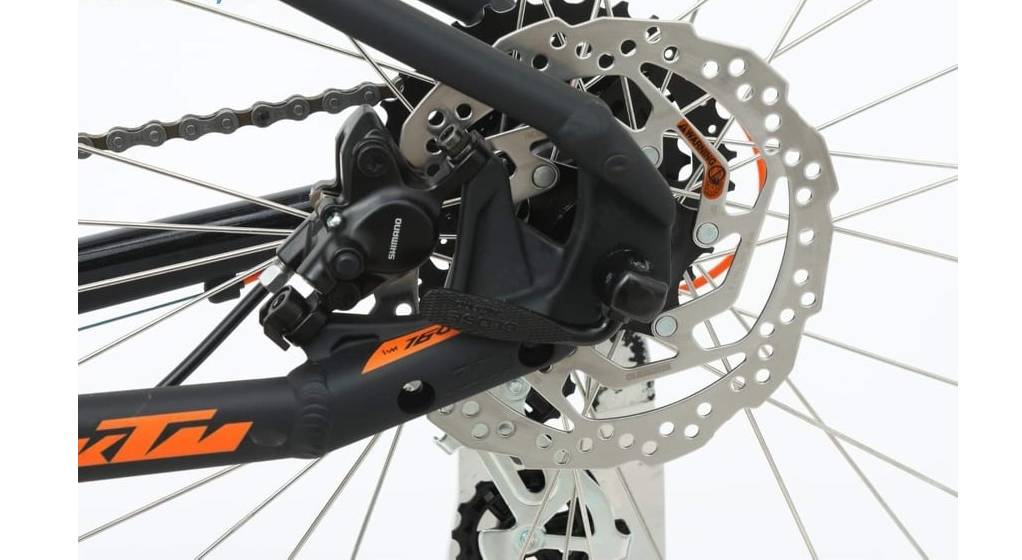 Велосипед KTM CHICAGO 272 27.5", размер L рама 48см (2022) Черно-оранжевый 11
