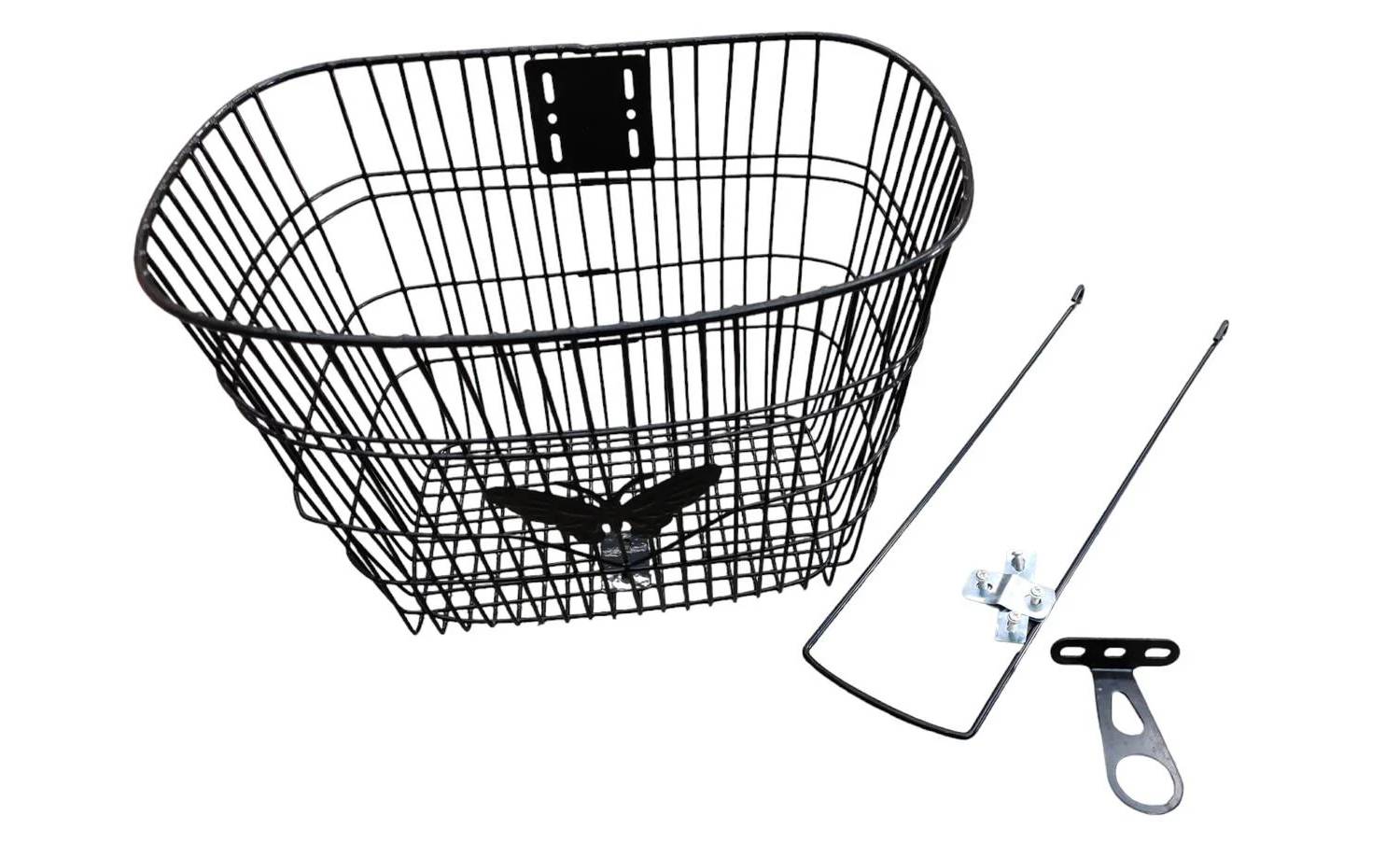 Металевий кошик "метелик" чорний 2 Металевий кошик "метелик" чорний 2