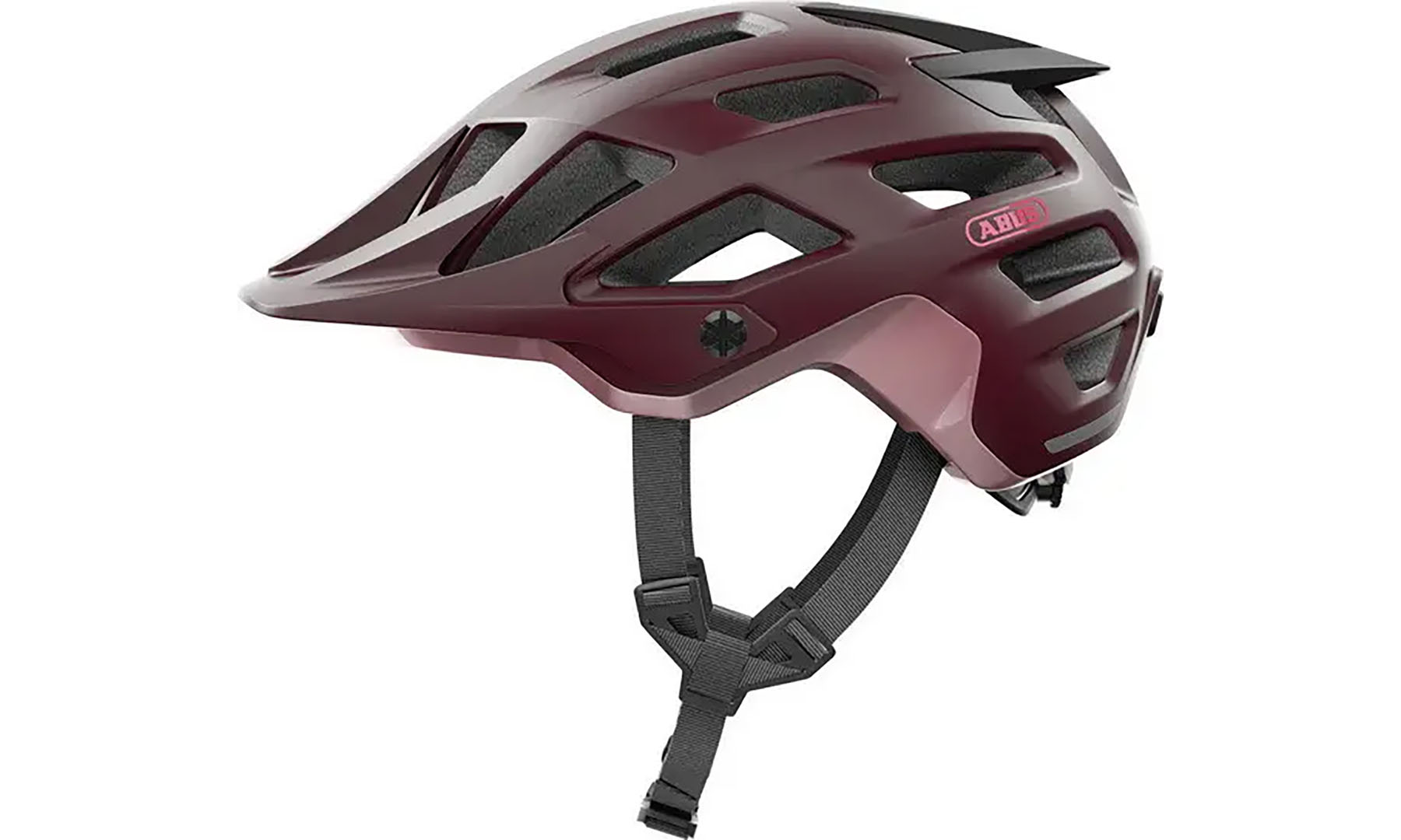 Велошлем спортивный ABUS MOVENTOR 2.0 wildberry red, размер L (57-61 см), темно-красный 