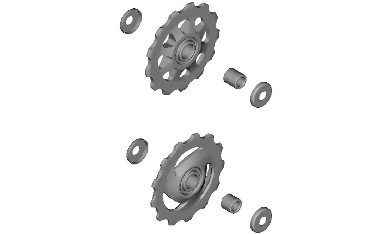 Ролики заднього перемикача Shimano RD-TX35, чорний Ролики заднього перемикача Shimano RD-TX35, чорний