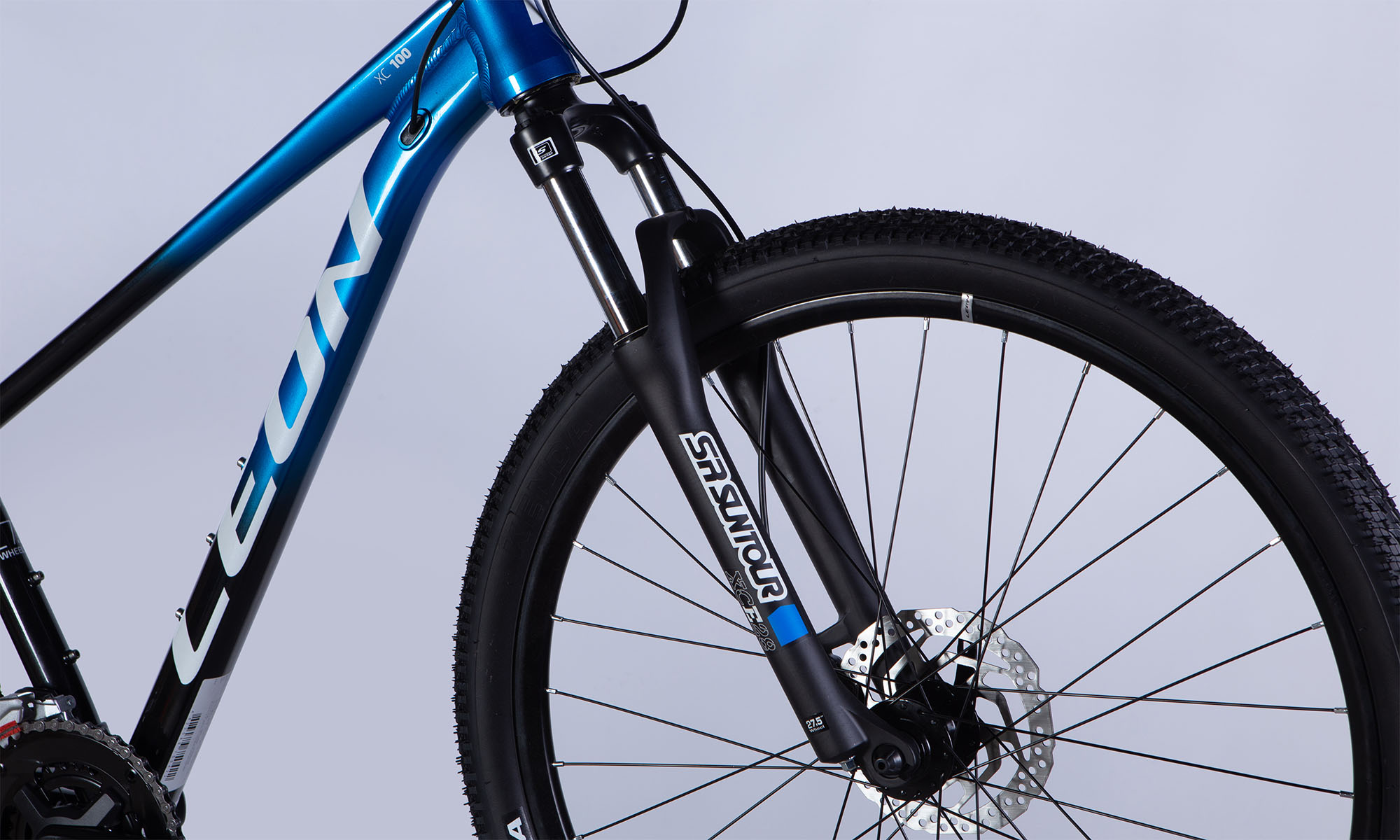 Велосипед Leon XC 100 HDD 27,5", розмір L, рама-19", рік 2025, синiй з чорним 4 Велосипед Leon XC 100 HDD 27,5", розмір L, рама-19", рік 2025, синiй з чорним 4