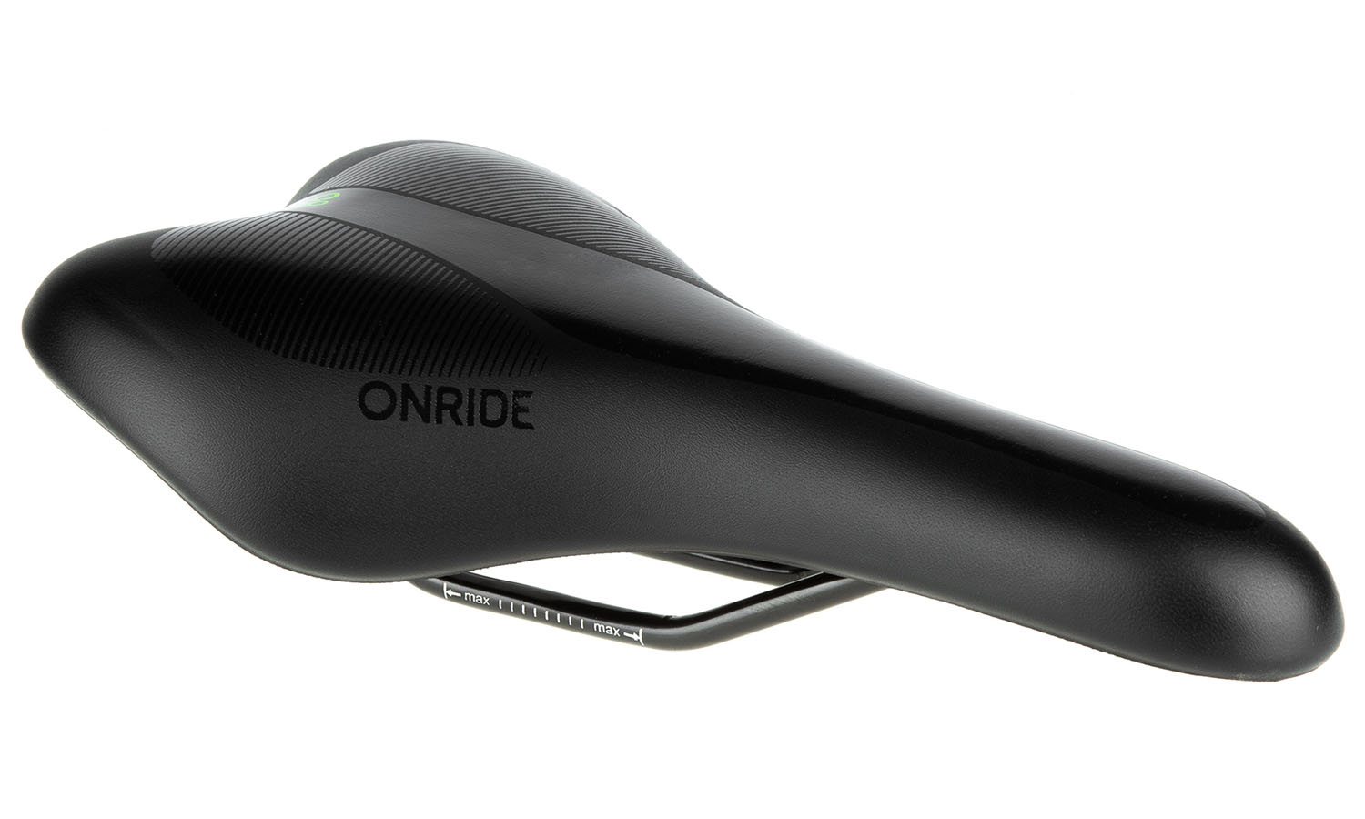 Сідло ONRIDE Heron, V-Memo сталеві рамки чорний 278х154мм 