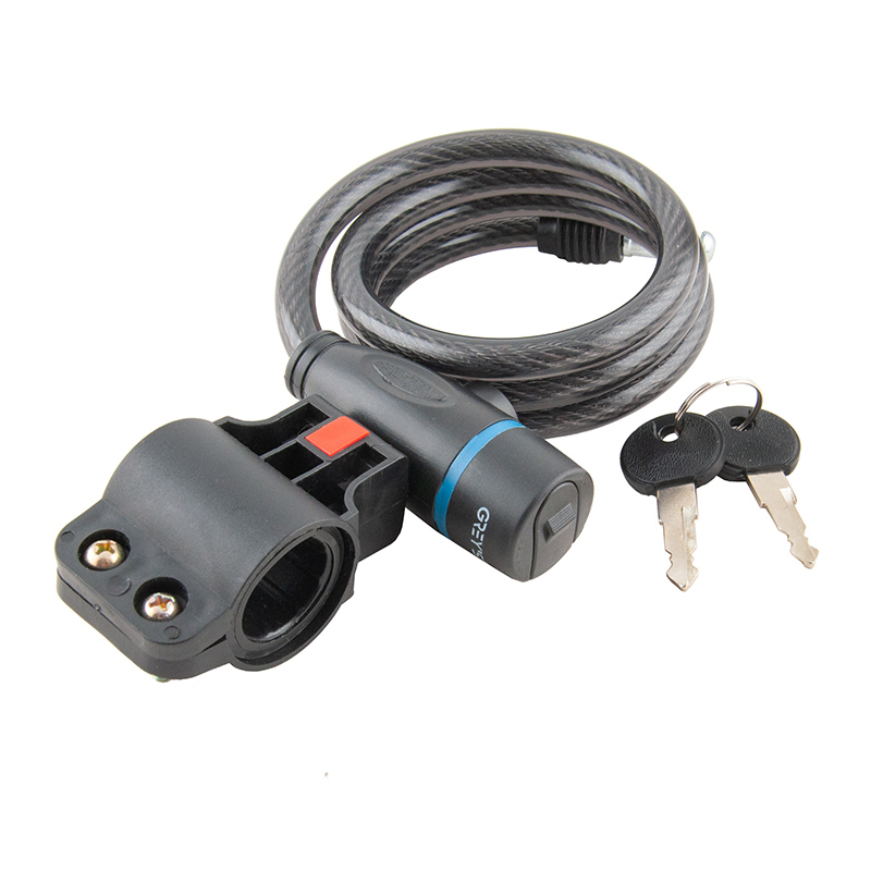 Велозамок спіральний Grey's 10*1000мм 2