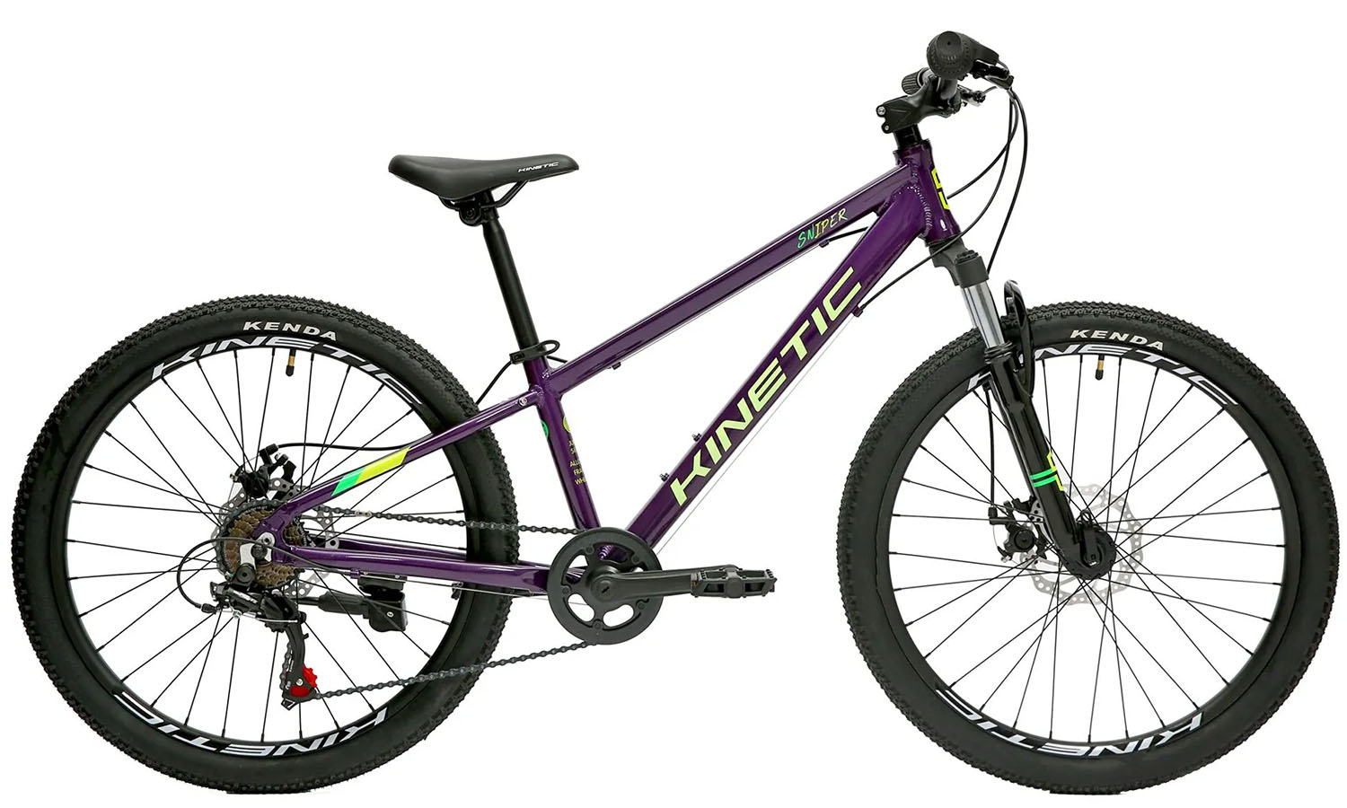 Фотография Велосипед детский Kinetic SNIPER 24", рама 12", 2024, фиолетовый
