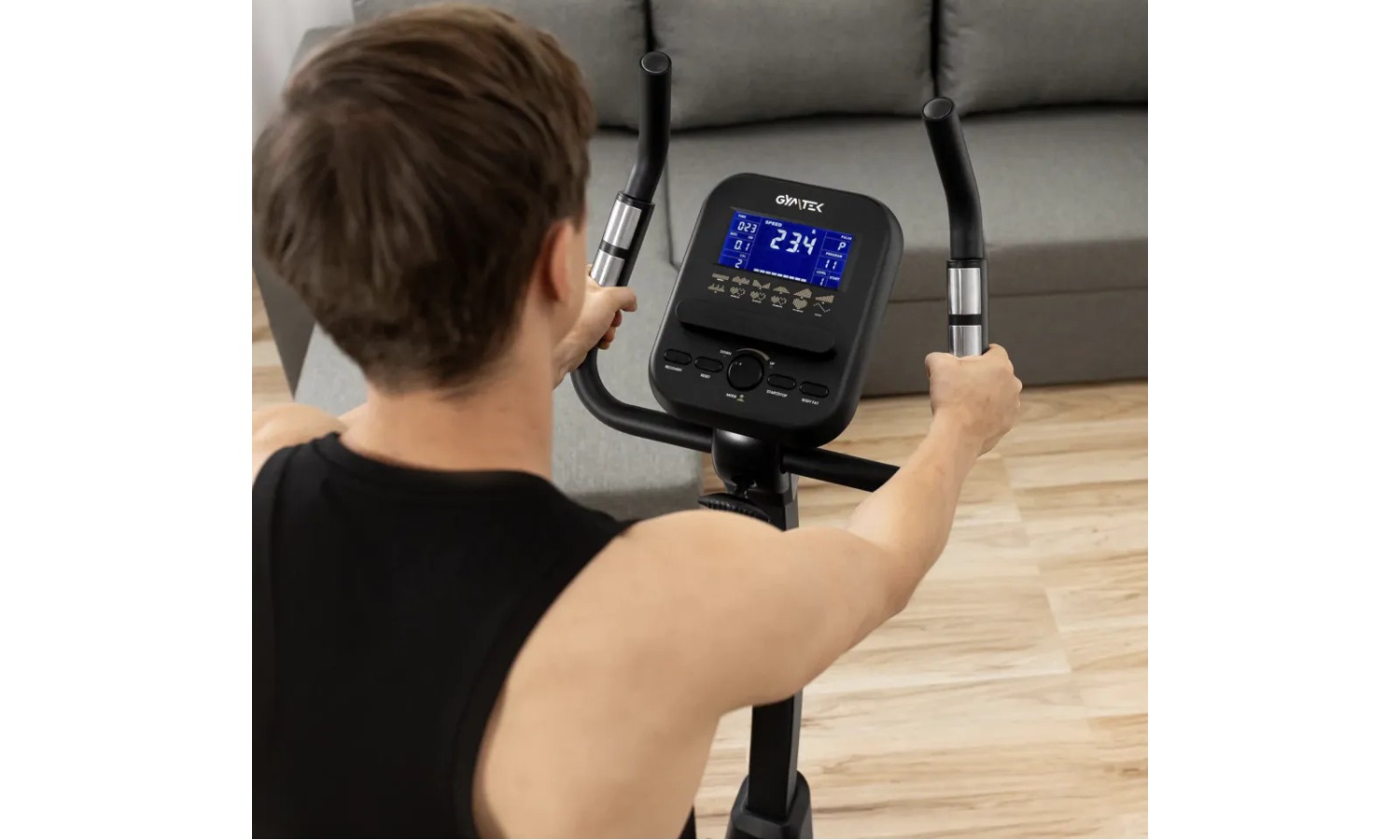 Фотографія Велотренажер Gymtek XB4500 електромагнітний золотий 10