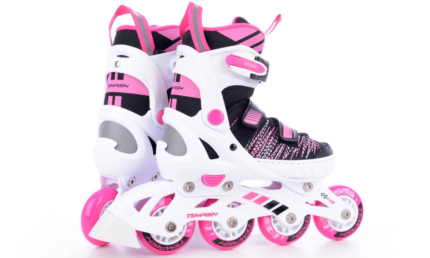 Роликовые коньки Tempish GOKID GIRL, размер 37-40 Бело-розовый 7