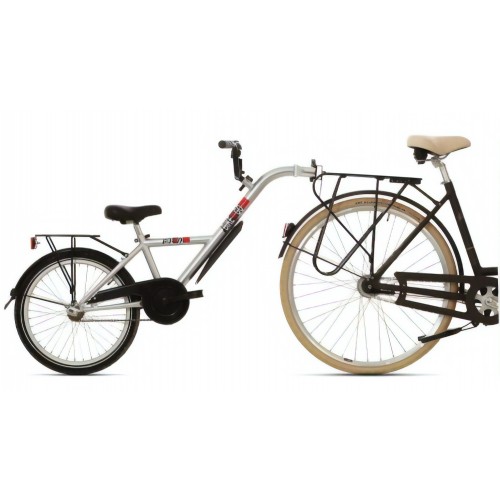 Фотографія Причіп для велосипеда Bike2go колесо 20", Сірий