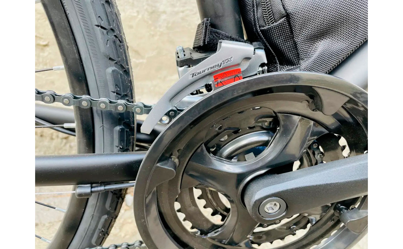 Електровелосипед Crosser E-XC-330 28" 36V/500W, li-ion 12A Samsung Чорно-червоний 4