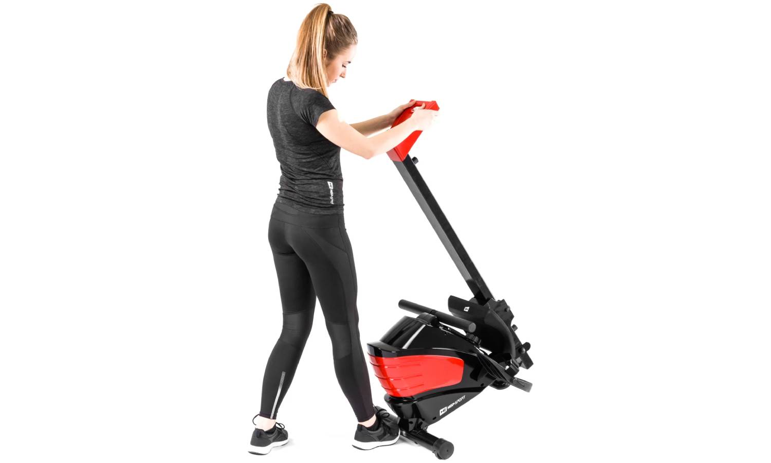 Гребной тренажер Hop-Sport HS-060R Cross Красный 16