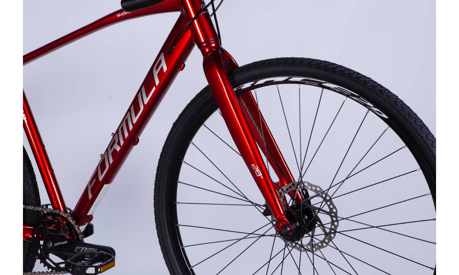 Велосипед Formula SHORTCUT DD 28" розмір L рама 19" 2025 червоний 4
