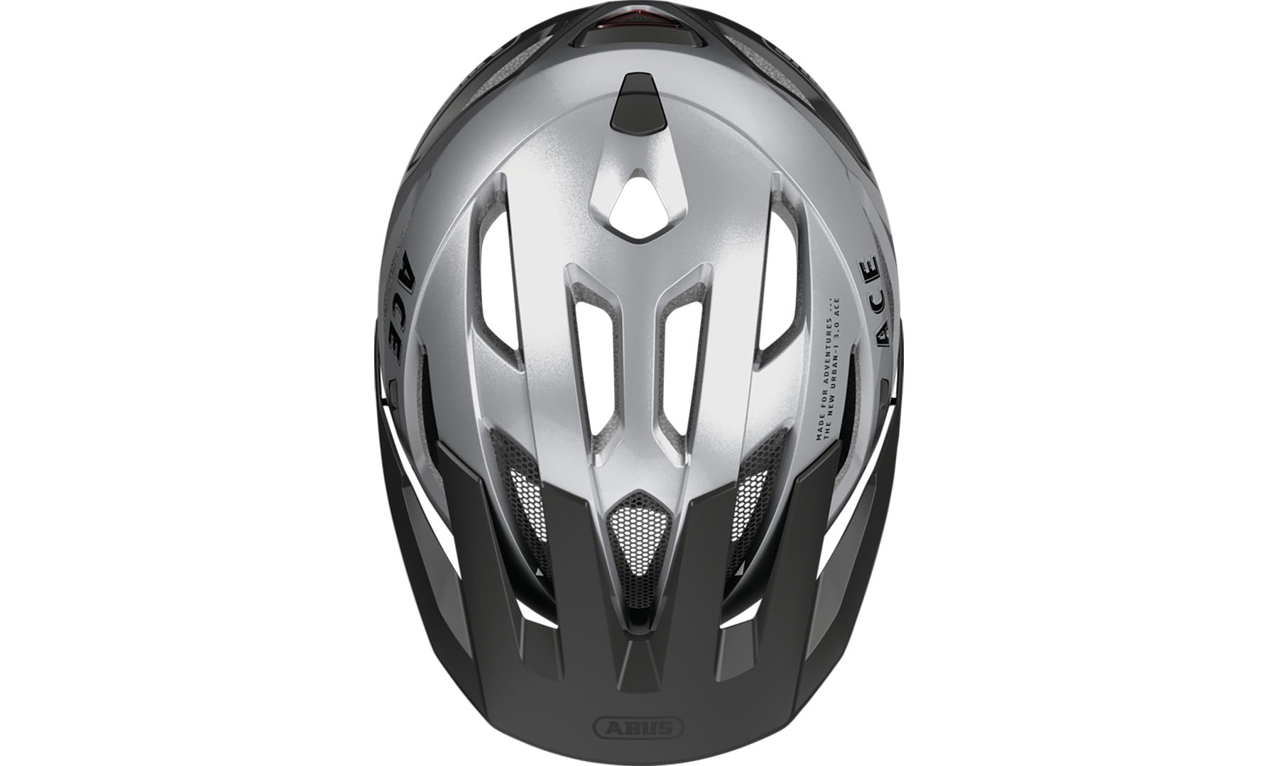 ABUS URBAN-I 3.0 ACE GLEAM SILLE, розмір M (52-58 см), срібло 5