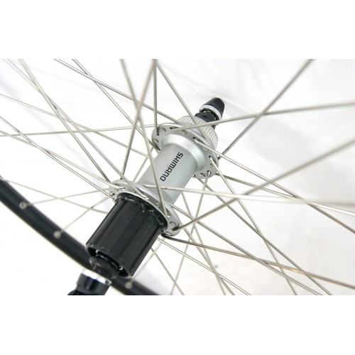 Фотографія Колесо заднє Shimano 28" FH-M4050 Center Lock, чорний 2