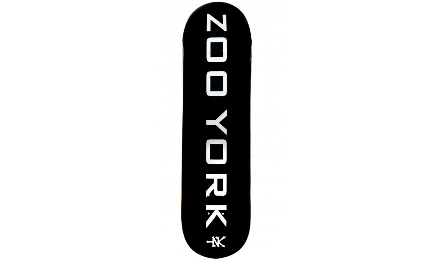 Доска скейта дека Zoo York Logo Block 8" - Black/White 2