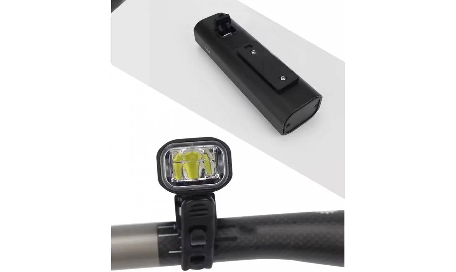 Ліхтар передній BLT184 USB 400Lm, чорний 3