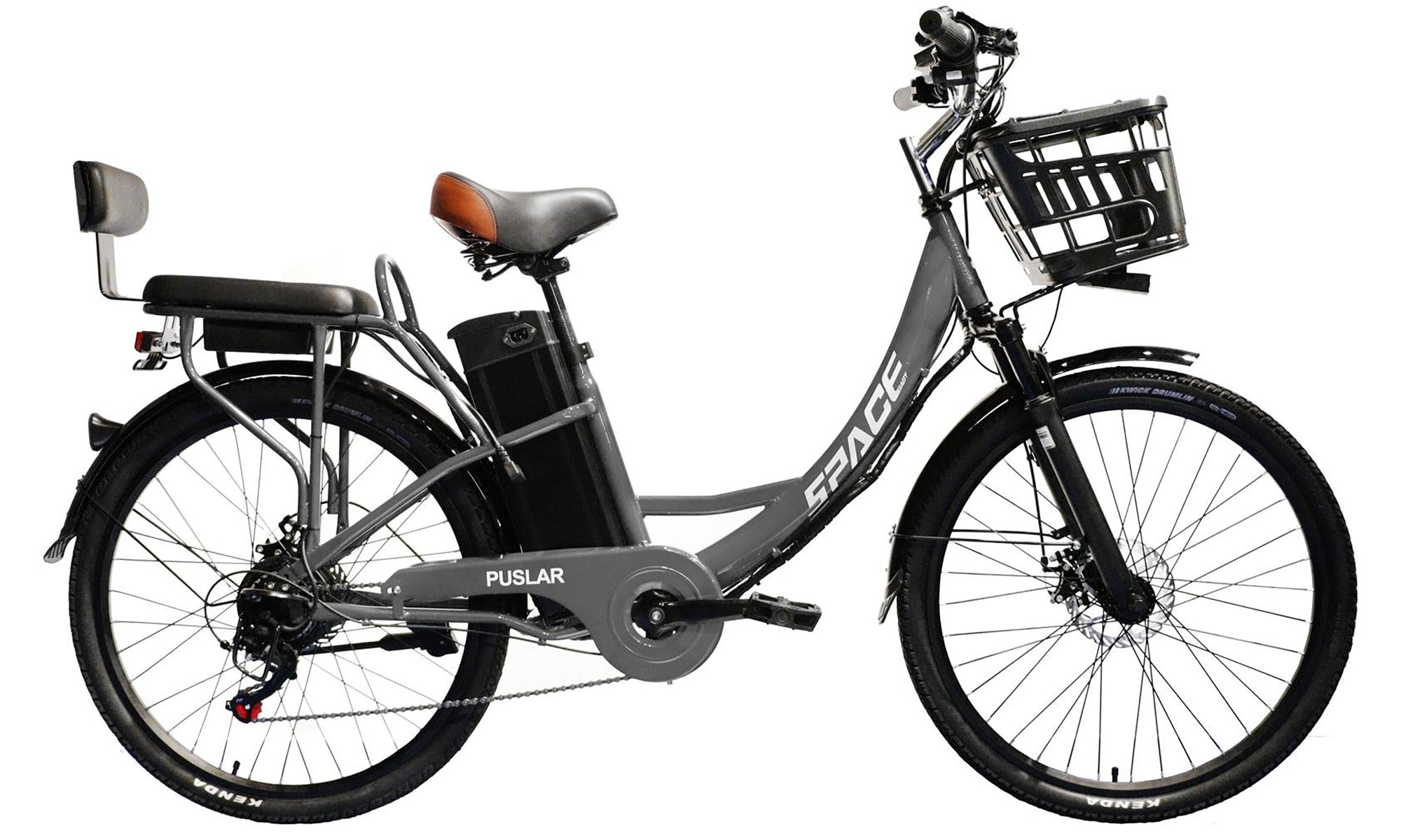 Велосипед с электроприводом SPACE PULSAR DD FR 26", размер S, рама-15,5", 48B, 20А*ч, 500Вт, год 2026, серый Велосипед с электроприводом SPACE PULSAR DD FR 26", размер S, рама-15,5", 48B, 20А*ч, 500Вт, год 2026, серый