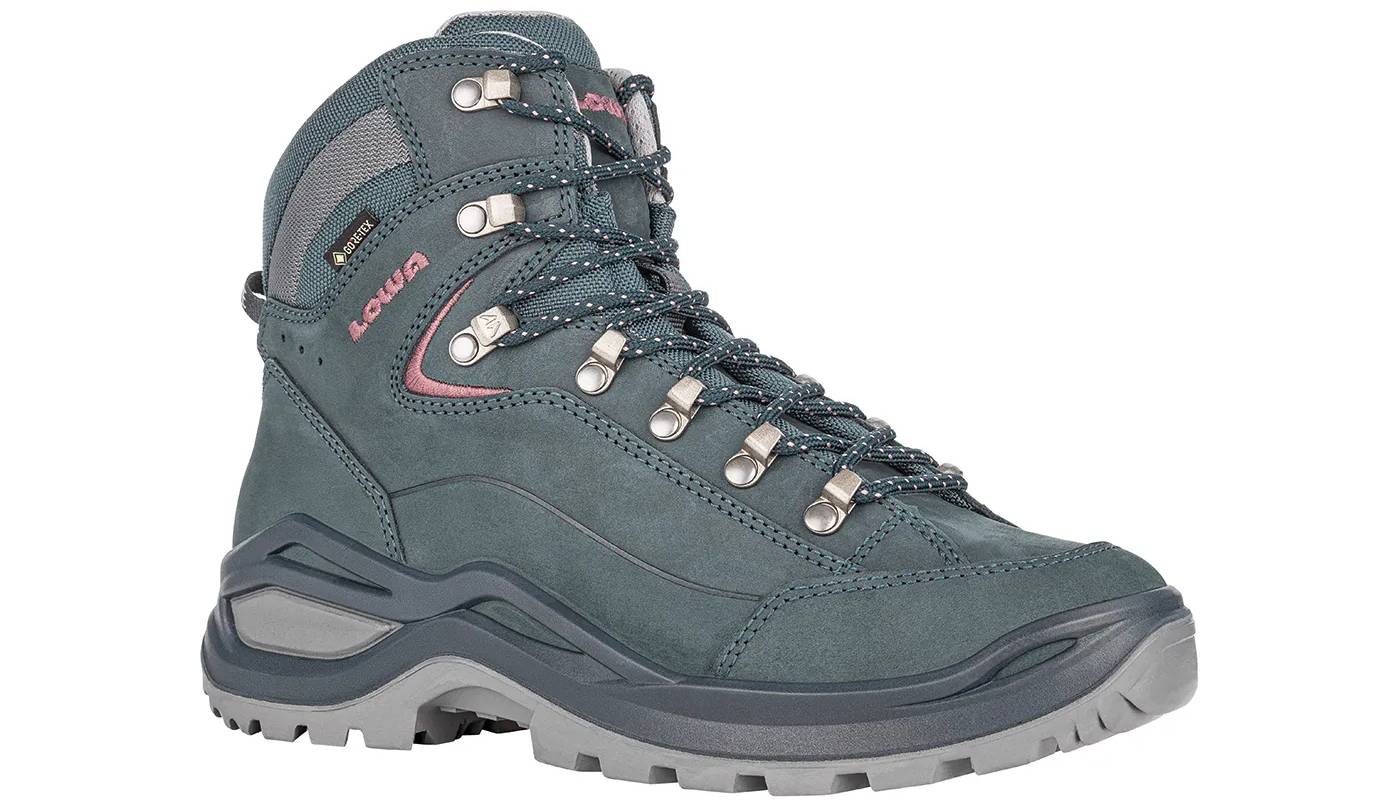 Фотография Ботинки женские LOWA Renegade Evo GTX MID W steel blue-old rose размер 39.0 5