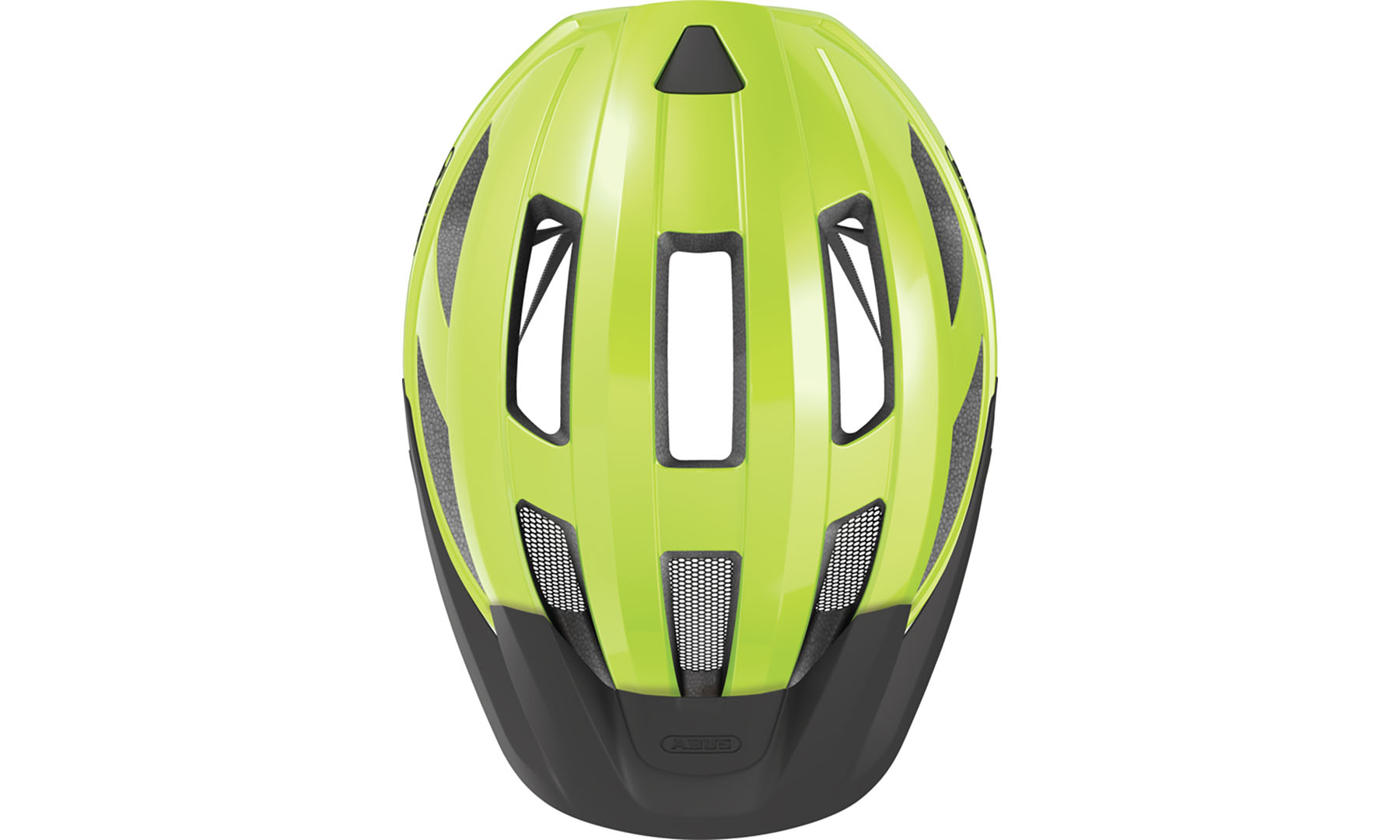 Велошлем спортивный ABUS MACATOR MIPS Neon Yellow, размер M (52-58 см), неоновый желтый 4