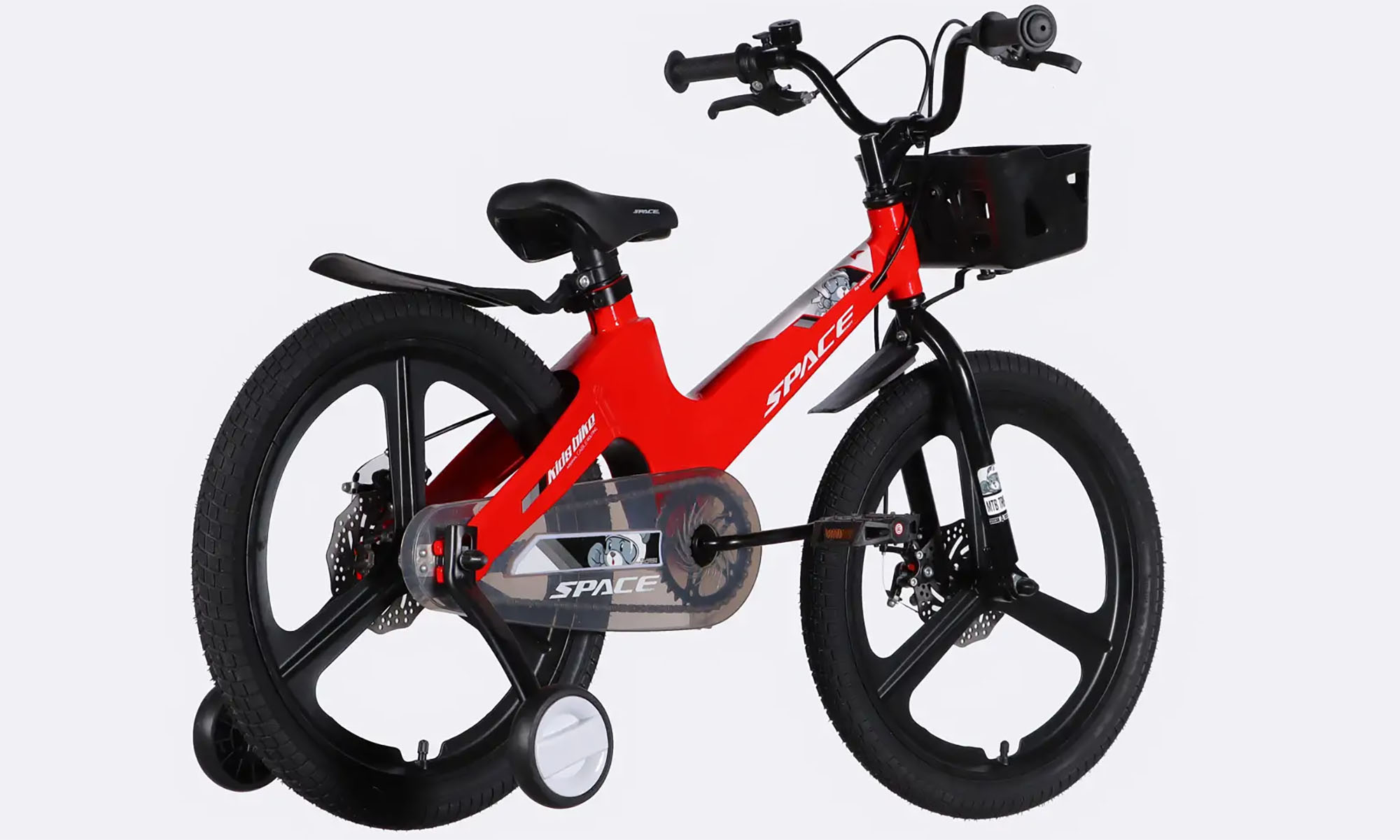 Велосипед SPACE KID MOON DD 20", размер XXS, рама-11,4", год 2026, красный 2