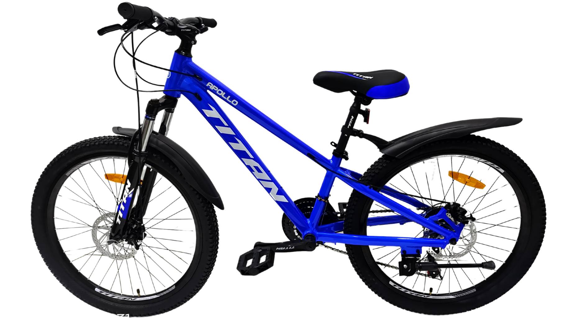 Фотографія Велосипед Titan APOLLO 2024 24" розмір S рама 11" (2024), Синій 2