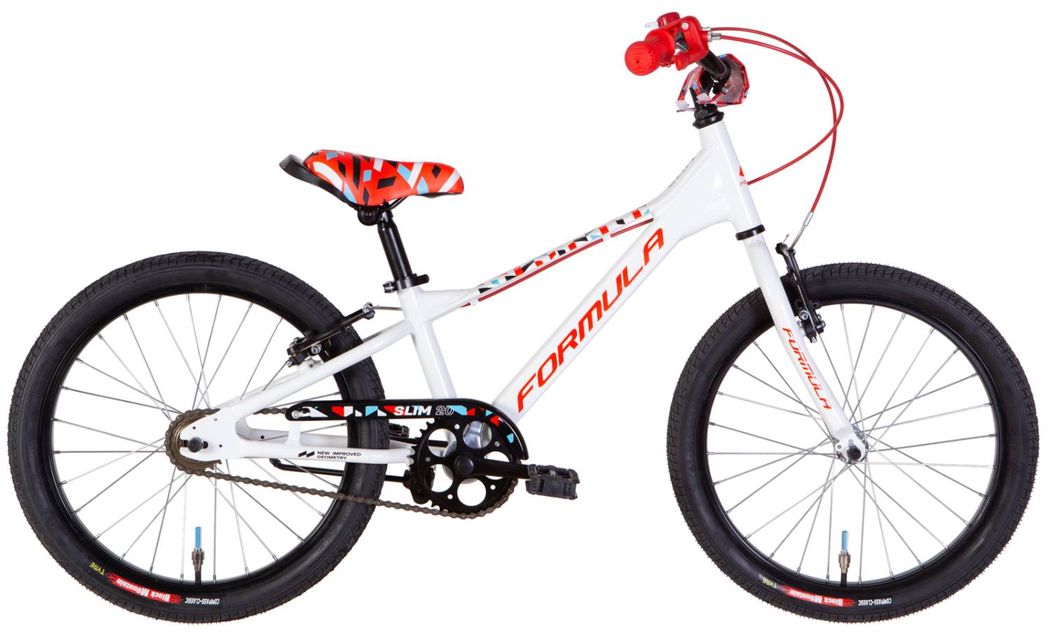 Фотография Велосипед Formula SLIM 20" рама 10" 2024 Бело-красный