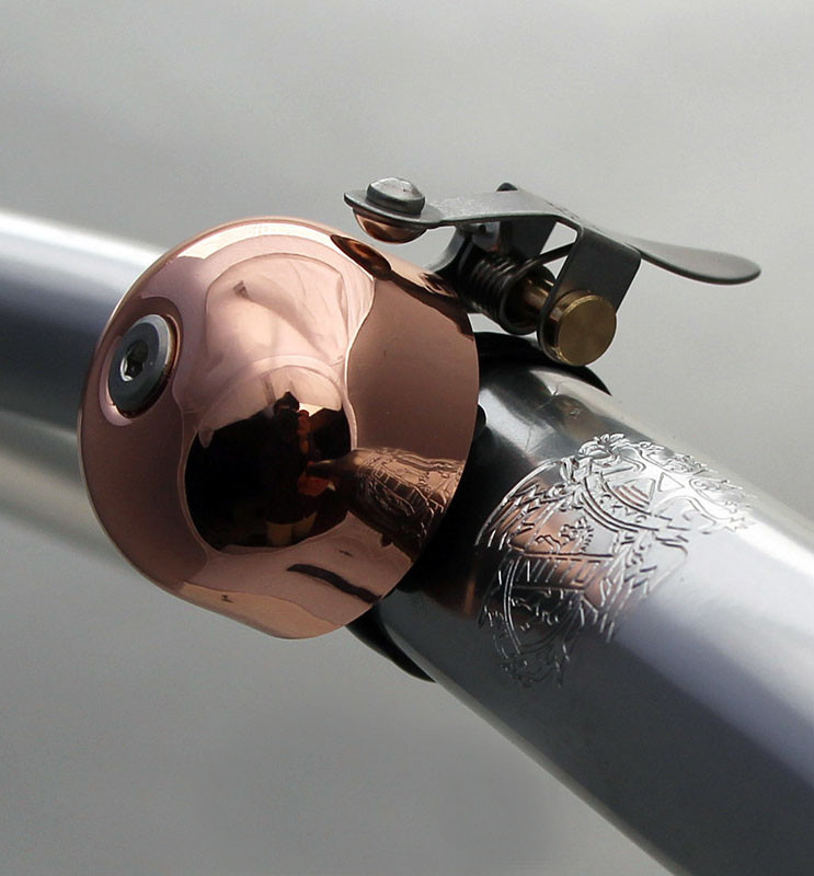 Звонок E-NE CRANE, Copper Brass, 37мм латунь, скоба 3 Звонок E-NE CRANE, Copper Brass, 37мм латунь, скоба 3