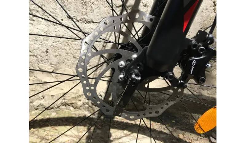 Велосипед Crosser Flow MT-036 HD 26" 2022, розмір М, чорно-червоний 3