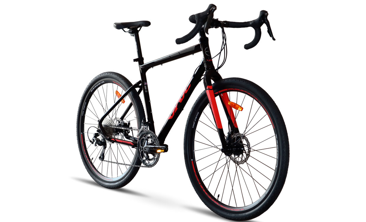 Фотография Велосипед VNC PrimeRacer A9 SH 28" размер М 2023 Черно-красный 2