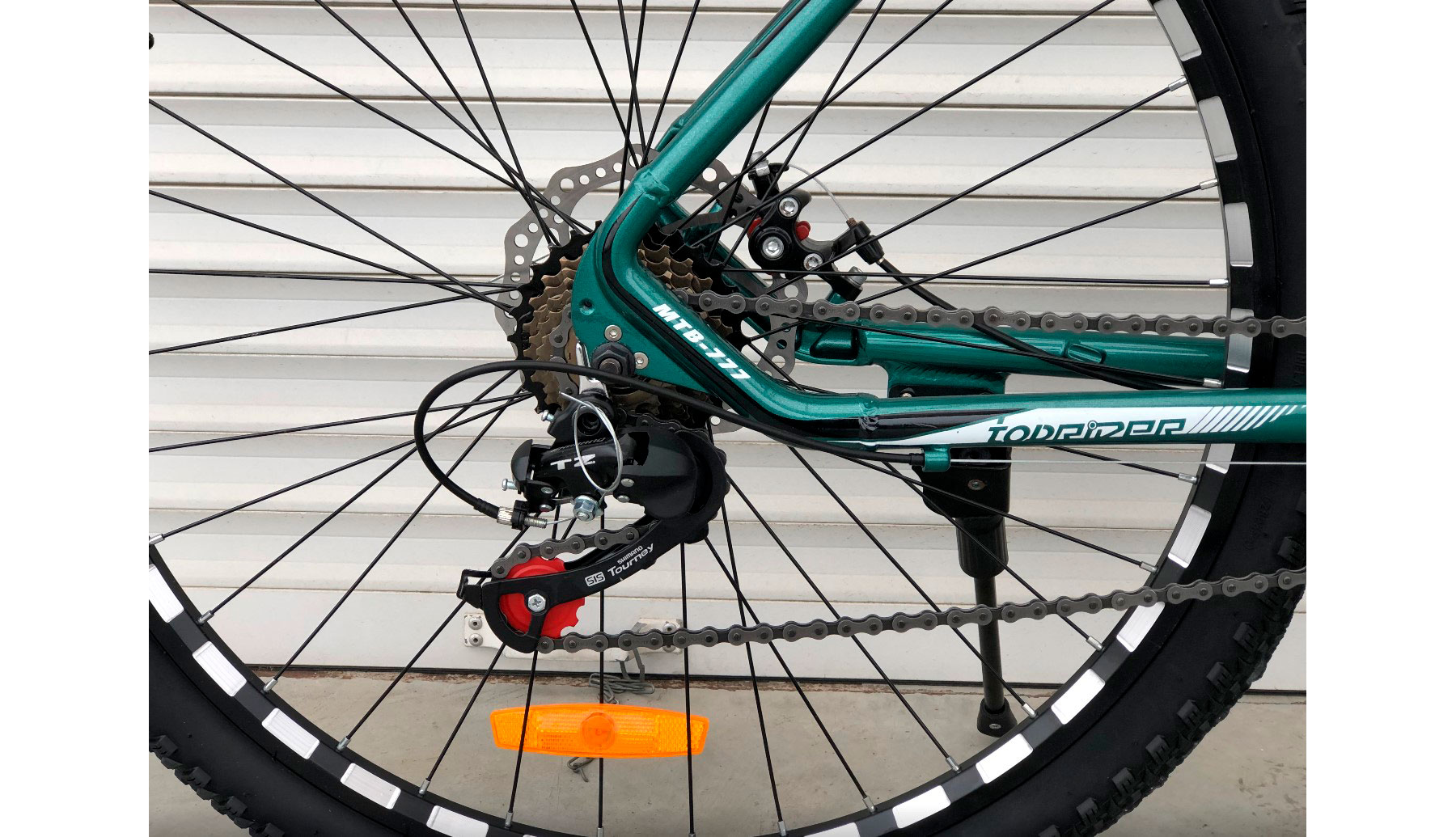 Велосипед Toprider 777 27,5" розмір М рама 17 Зелений 5 Велосипед Toprider 777 27,5" розмір М рама 17 Зелений 5