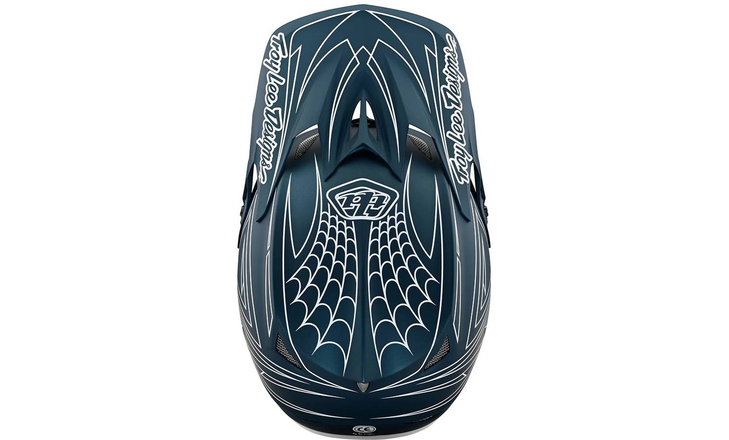 Вело шолом TLD D3 FIBERLITE розмір L (58-59 см) SpiderStripe Blue 6 Вело шолом TLD D3 FIBERLITE розмір L (58-59 см) SpiderStripe Blue 6