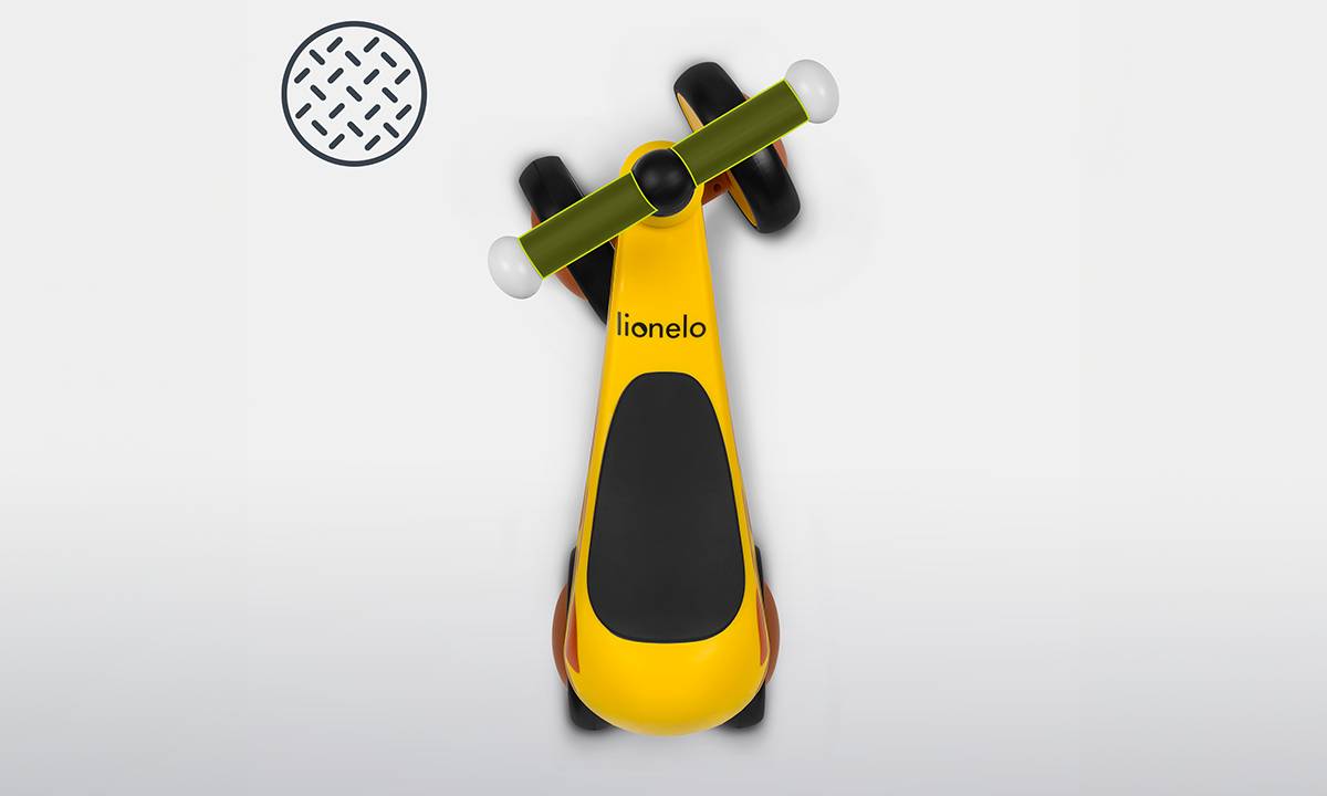 Біговел Lionelo SAMMY  YELLOW  HONEY 4