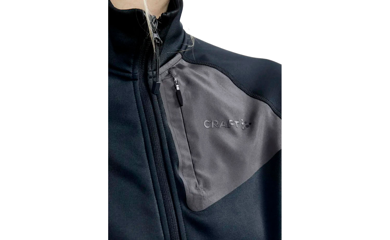 Кофта Craft ADV Tech Fleece Thermal midlayer женский, размер L, сезон AW 21, черно-серый 4