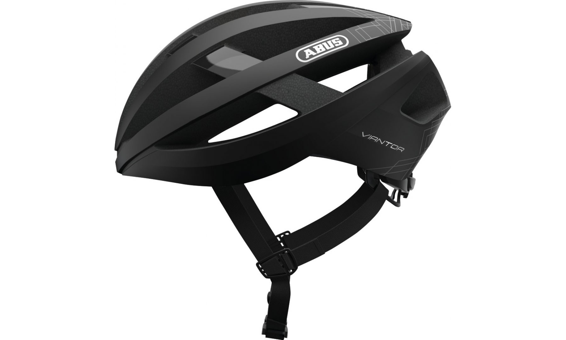 Велошлем спортивный ABUS VIANTOR Velvet Black, размер S (51-55 см), черный 