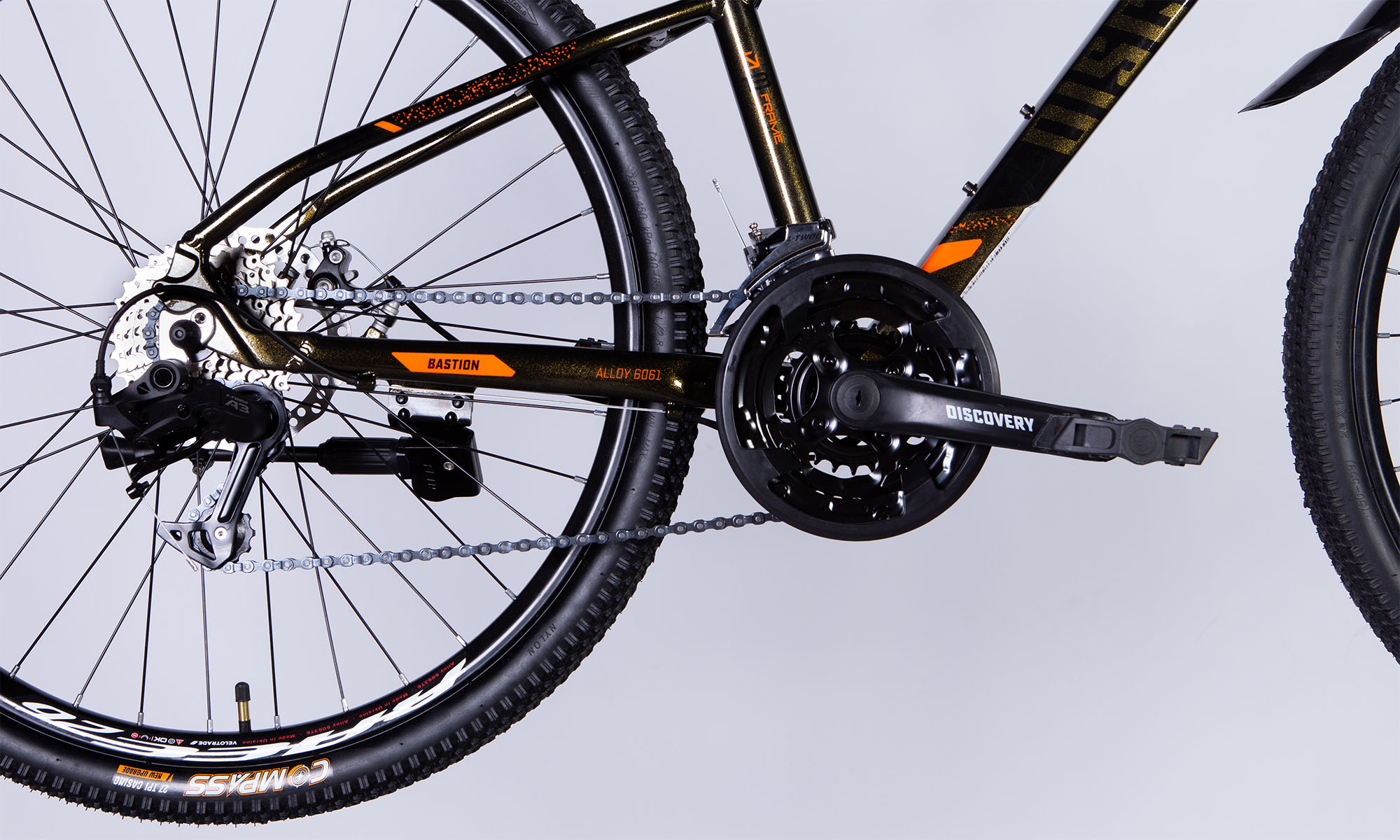 Велосипед Discovery BASTION DD CS 26", розмір XS, рама-13" 2025, коричневий 3
