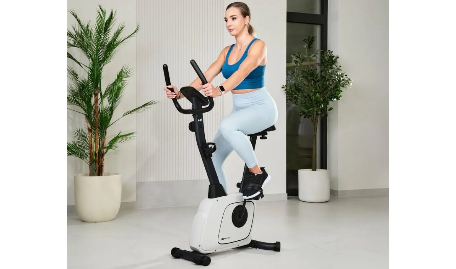 Велотренажер Hop-Sport HS-3000H Nexon магнітний сірий 12