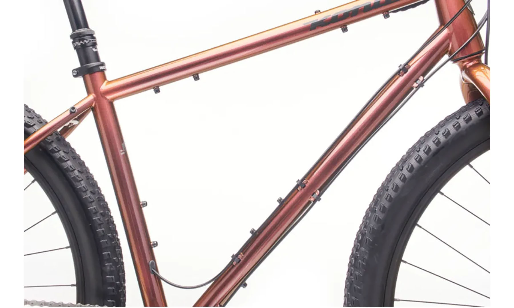 Фотографія Велосипед гравійний Kona Sutra ULTD 29" розмір рами S (50 см), 2021, Gloss Prism Rust/Purple 3