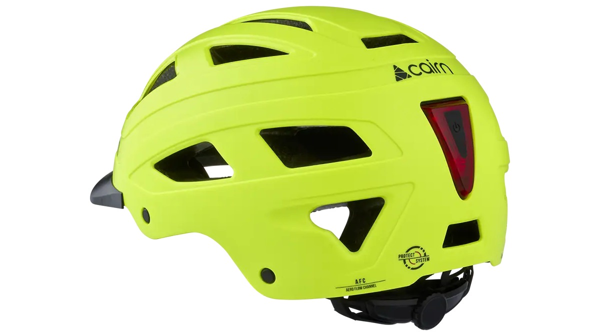 Велошлем Cairn Clarke mat neon yellow розмір М 55-58 см 3
