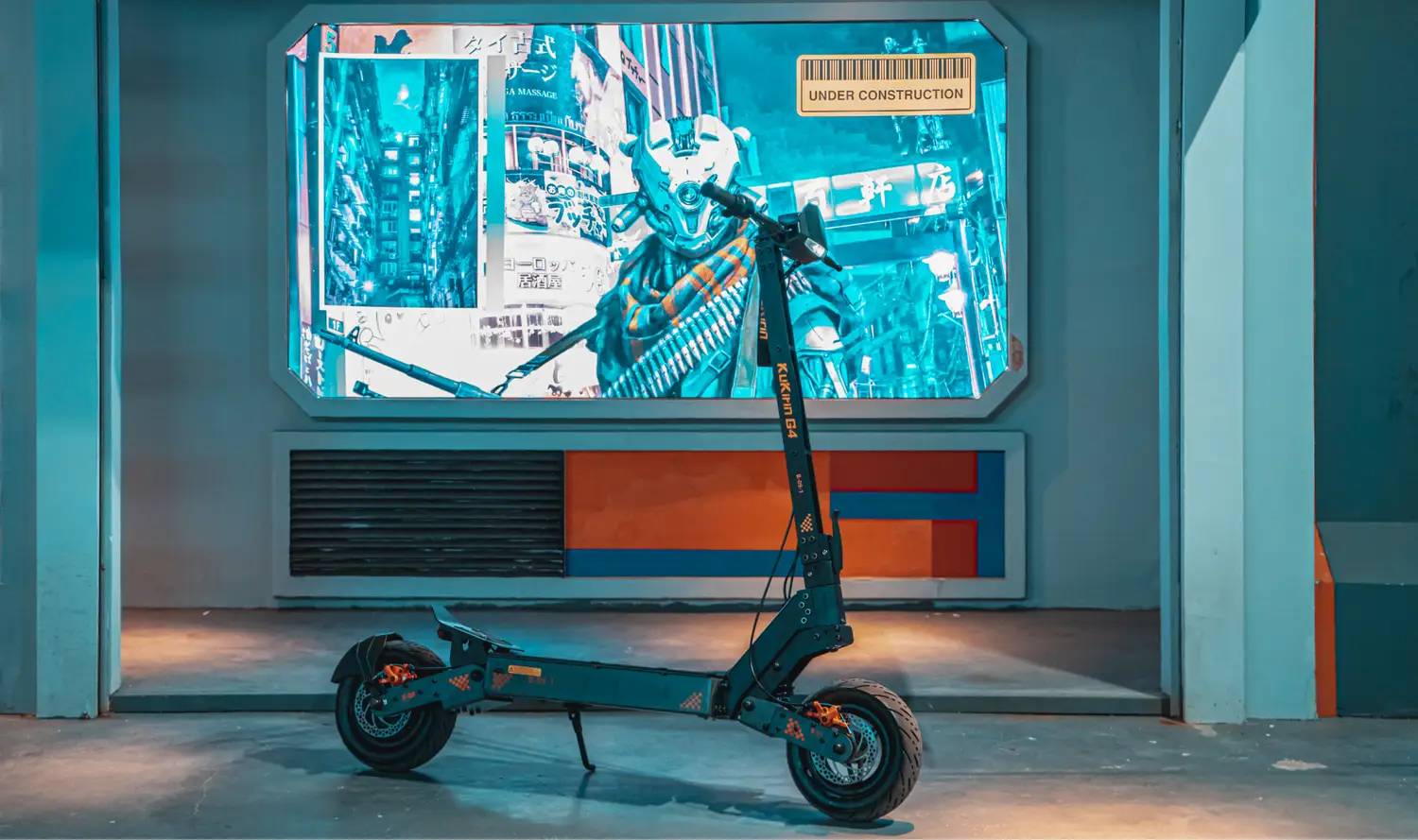 Фотография Электросамокат KUGOO KIRIN G4 (2000 Вт; 20 Аh 60 В), черный 8