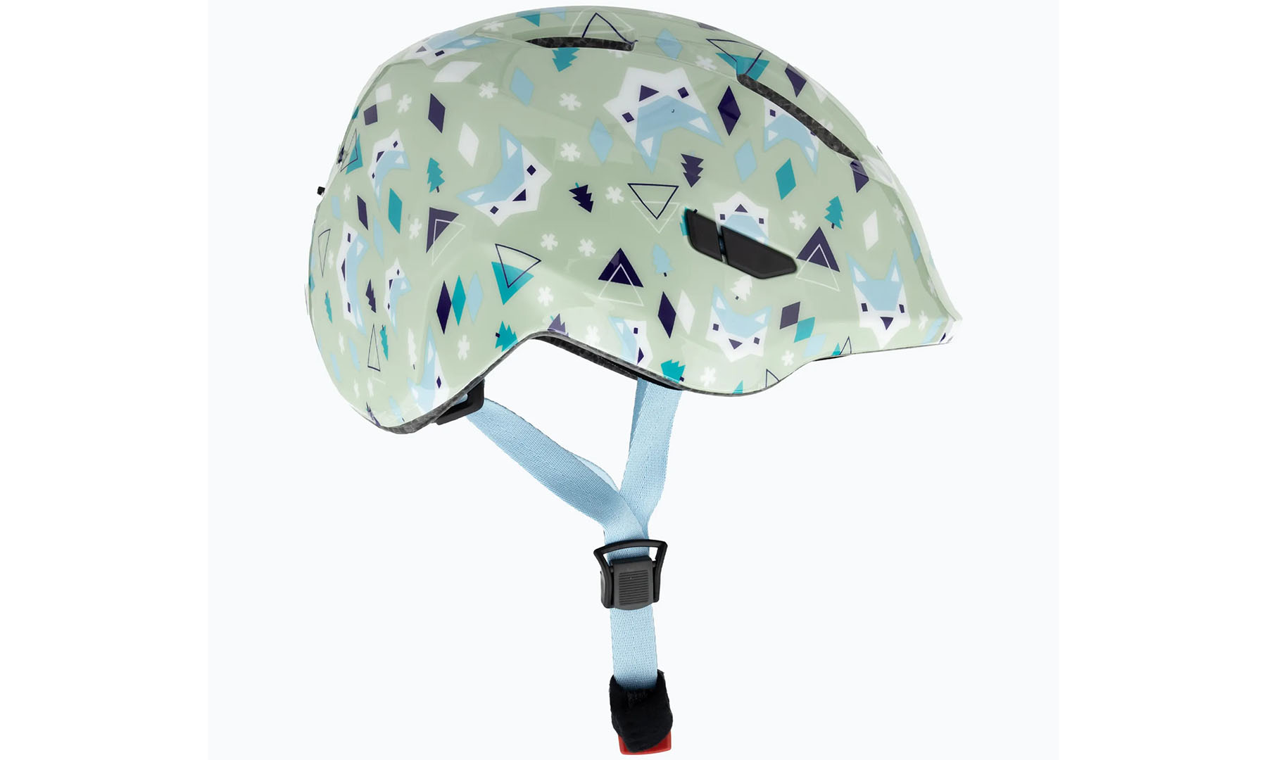 Велошлем детский ABUS SMILEY 3.0 Green Nordic, размер S (45-50 см), зеленый нордический 4