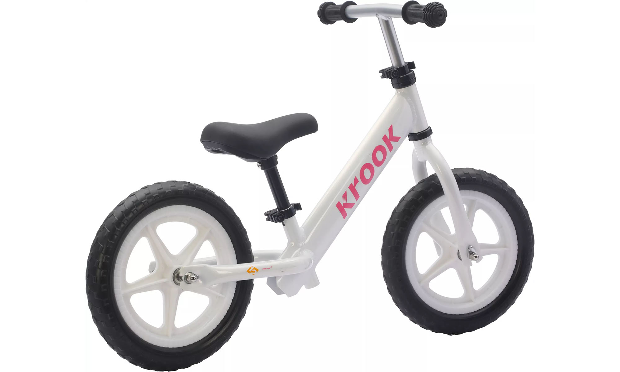 Беговел Krook 12", год 2025, белый 2
