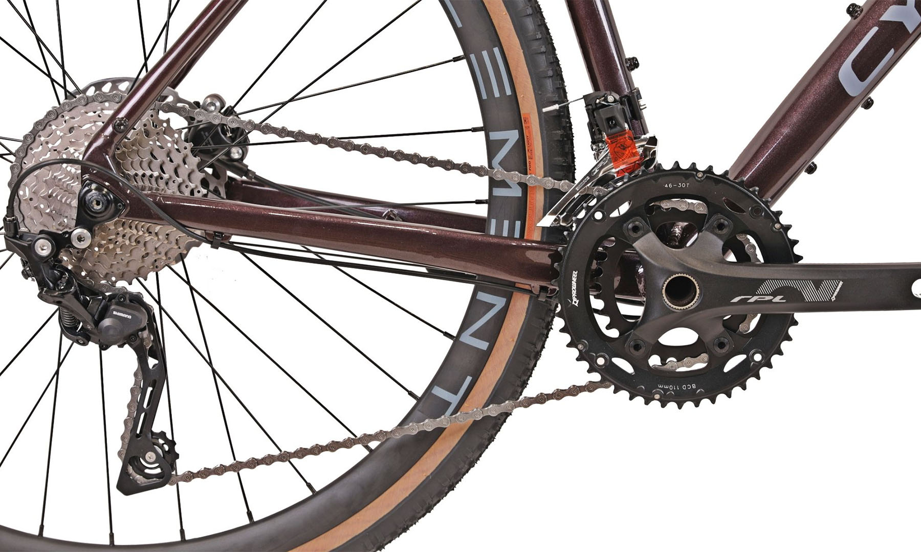 Велосипед Cyclone GSX 700c размер рамы 54 см 2024 Фиолетовый 4