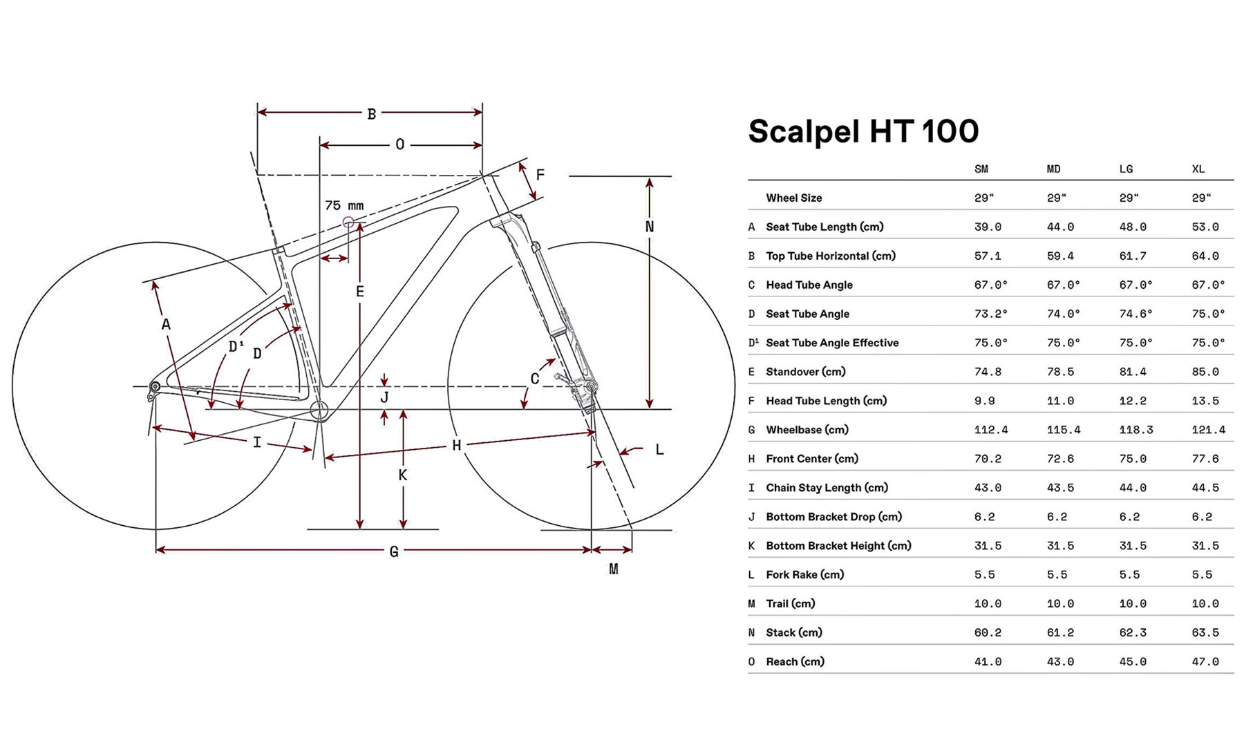 Велосипед Cannondale SCALPEL HT Carbon 4 29" рама S 2024 VGN 2
