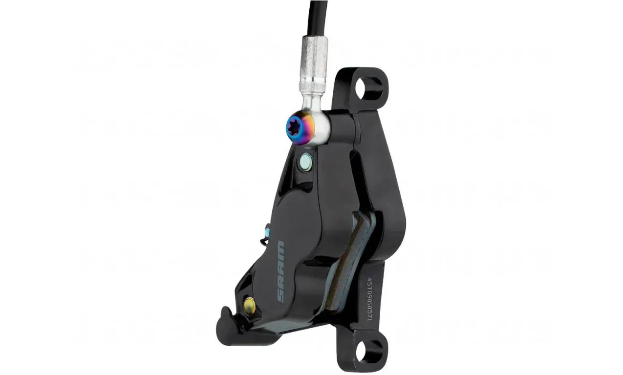 Фотография Тормоз SRAM G2 Ultimate, Carbon Lever, Rainbow Hardware, Reach, SwingLink, Contact, Gloss Black Rear 2000mm Hose (includes MMX Clamp, Rotor/Bracket so 3