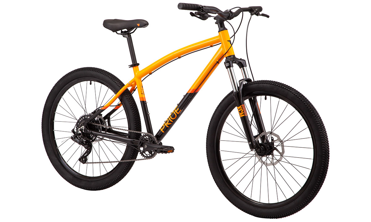 Велосипед Pride Raggey 27,5" 2021, розмір XL, Оранжево-чорний 2