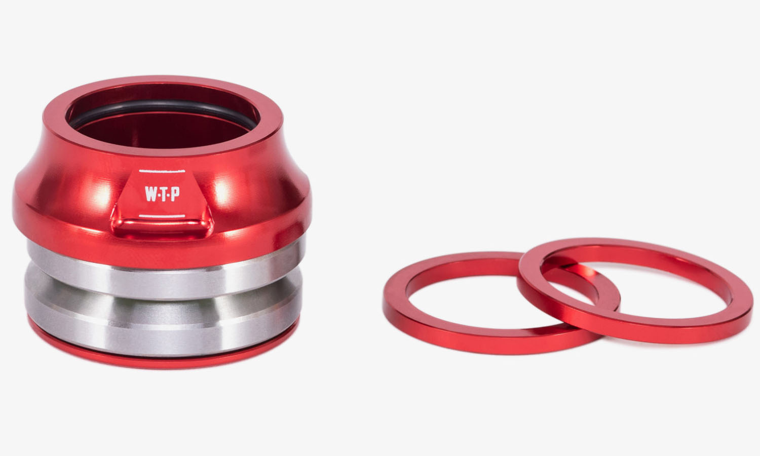 Рулевая WeThePeople COMPACT 1 1/8" incl. 2 x 3mm Spacers красная 2
