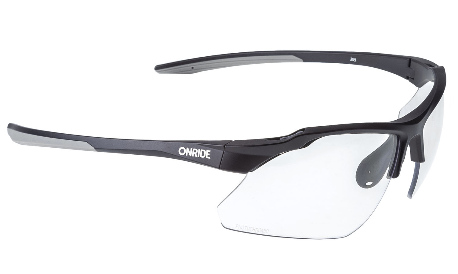 Фотография Очки ONRIDE Joy матово черные с линзами Photochromic clear to grey (84-25%)