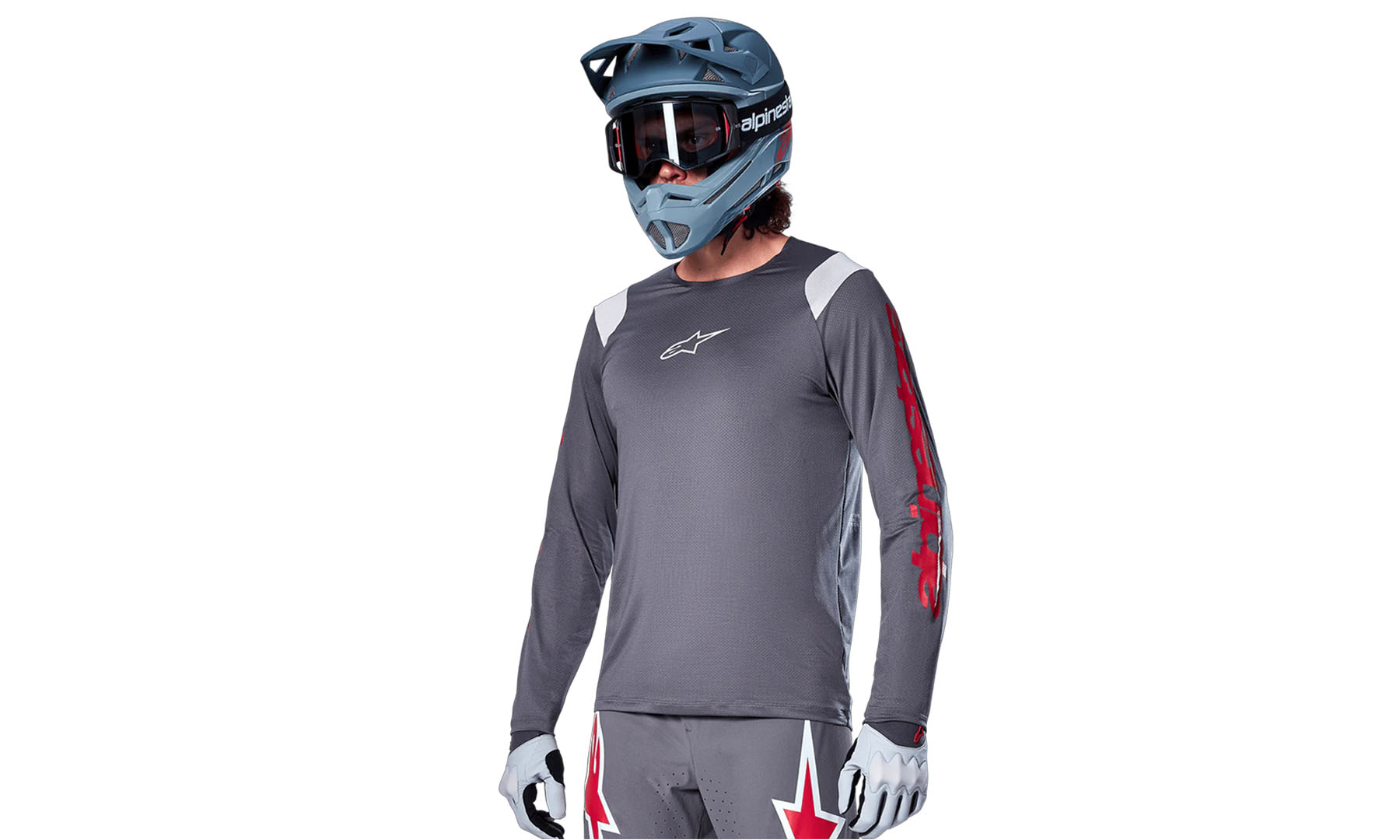 Фотография Джерси Alpinestars A-SUPRA ASTAR LS JERSEY DARK GRAY, XXL, темно-серый