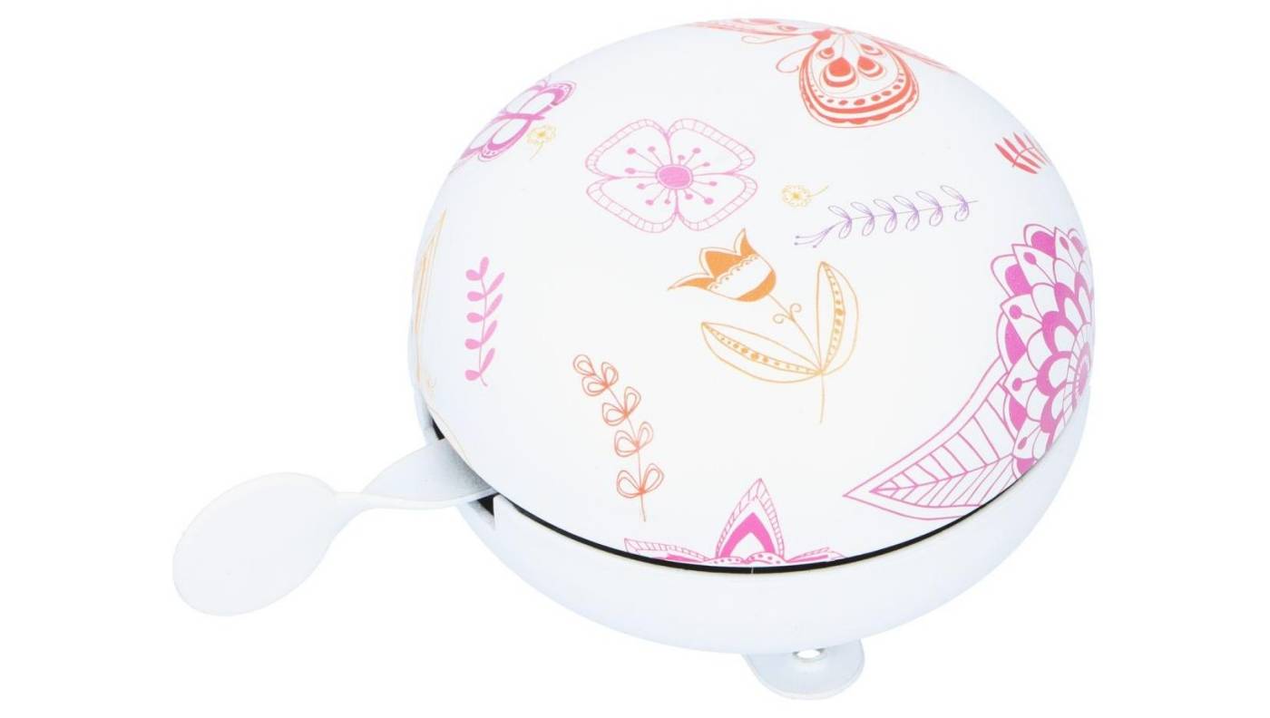 Дзвінок Dunlop 80мм, білий з метеликом 3