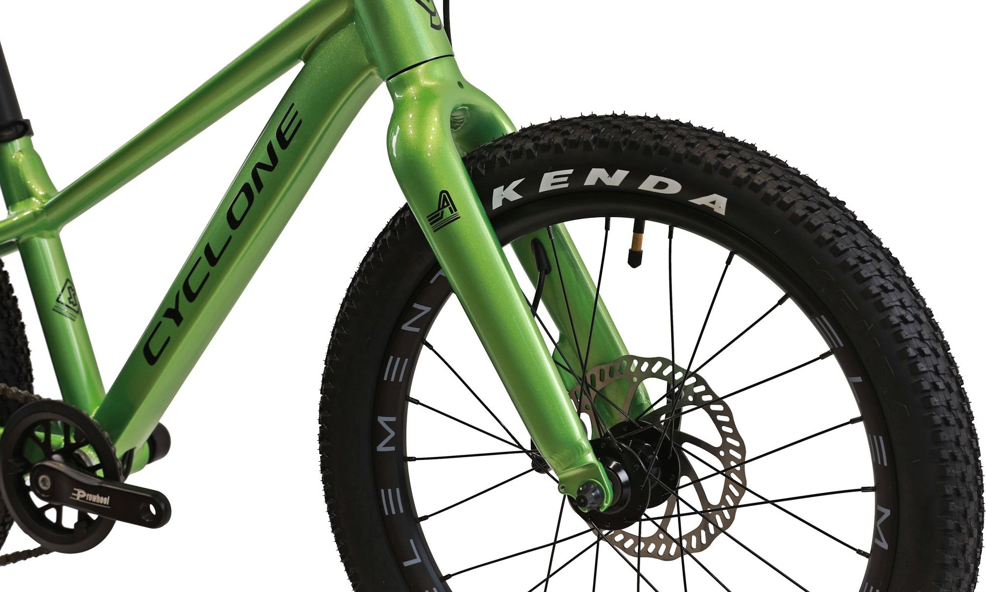 Велосипед CYCLONE PIXEL 20", размер XXS, рама 11", 2025, Зеленый 3