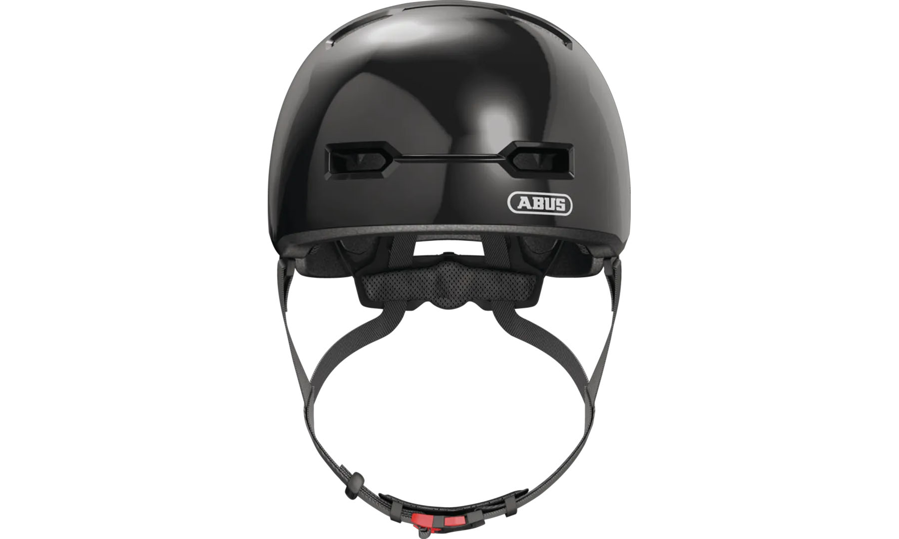 Велошлем детский ABUS SKURB KID shiny black, размер M (50-55 см), глянцевый черный 4